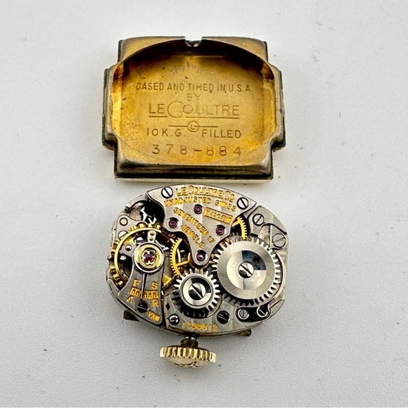 Vintage LeCoultre 10k GF Case Ladies Cocktail Watch - Picture 7 of 8